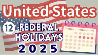 【US】2025 Holiday Calendar Discover 12 Happy Celebrations [upl. by Ayaet]