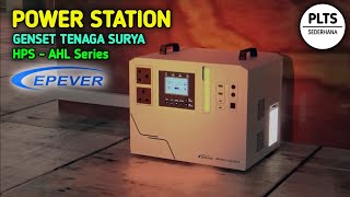 POWER STATION  GENSET TENAGA SURYA  EPEVER HPSAHL Series [upl. by Hakvir]