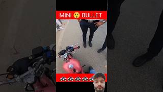 RammyRyderr Mini 😯bullet bike reaction on smart 🚔 police shorts [upl. by Alli]