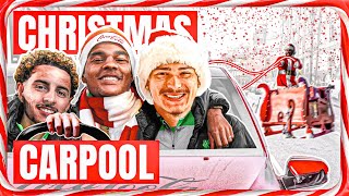 Carpool Karaoke DriveThrus amp Surprising Reds with Cody Gakpo Darwin Nunez amp Curtis Jones 🎄 [upl. by Mena]