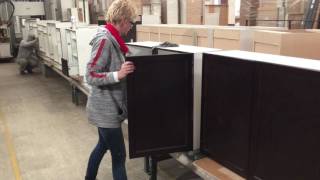 Assembly Line Frameless Cabinets [upl. by Eisenhart343]