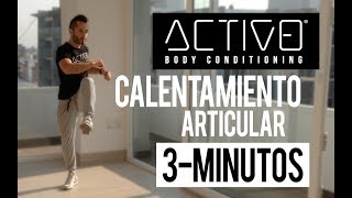 ACTIVO  Calentamiento Articular de Todo el Cuerpo  3MINUTOS [upl. by Ahsienak]