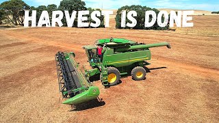 The Last Day Of Harvest Was A Little Rocky  Harvest Is Finally Done Pea Harvest 2022 Australia [upl. by Oijimer]