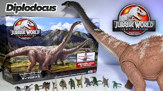 NEW Super Colossal Diplodocus amp Sauropods Collection  Jurassic World Legacy Collection Diplodocus [upl. by Ayk536]