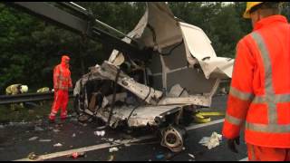 Zeer groot ongeval A12 bij Arnhem [upl. by Wyck]