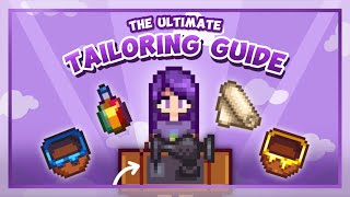 Everything About Making amp Dyeing Clothing in Stardew Valley [upl. by Siramed]