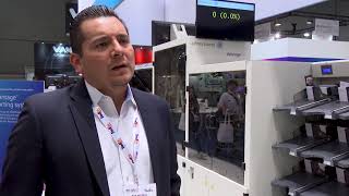 Pitney Bowes  VP Sortation Solutions at Post Expo 2017 [upl. by Ainnet]