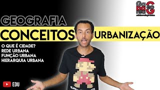 Função Rede Hierarquia Urbanização brasileira Geografia do Brasil [upl. by Accisej443]