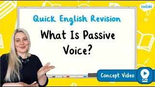 What is Passive Voice  KS2 English Concept for Kids [upl. by Nevetse]