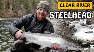 Winter Steelhead Fishing in SubZero Temperatures  Fishing with Rod [upl. by Najed]