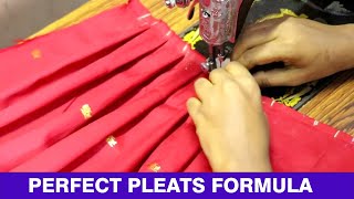 basic stitching tips for beginners  Perfect pleats for skirts [upl. by Yesnel]