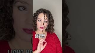 Easy Holiday Curly Hairstyle  LowDensity Friendly  curlyhairstyles holidayhairstyles [upl. by Warila]