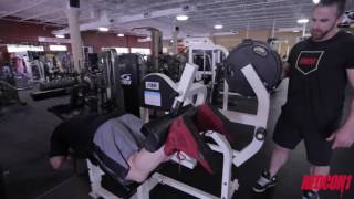 Dallas McCarver  Trains Legs With Hypertrophy Coach [upl. by Shamma]