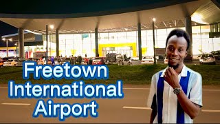 Night footage of the Freetown international airport [upl. by Gearard967]