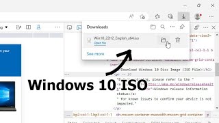 How to download Windows 10 ISO directly from Microsoft homepage [upl. by Giselbert]