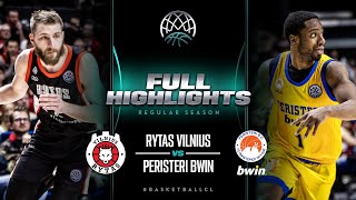 Rytas Vilnius v Peristeri bwin  Full Game Highlights  BasketballCL 202324 [upl. by Kalbli137]