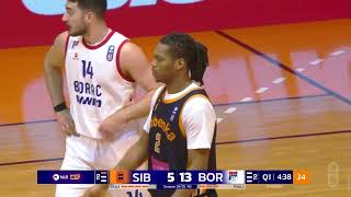 NLB ABA League 2 202425 Round 4 match Šibenka  Borac WWIN 13112024 [upl. by Kitchen]