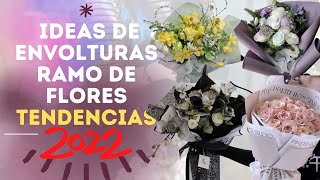 🔴CÓMO ENVOLVER UN RAMO DE FLORES 💐IDEAS EN TENDENCIAS 2022🔸PASO A PASO✔ [upl. by Lepper293]