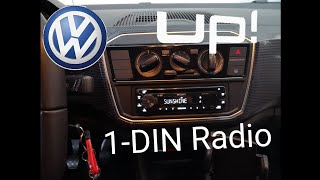 VW Up Facelift Radio Umbau auf 1Din [upl. by Bork]