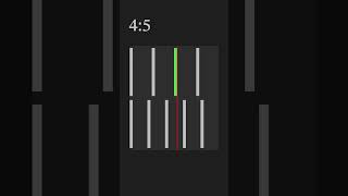 4 over 5 Polyrhythm Try Tapping Along music math visualization [upl. by Madi997]