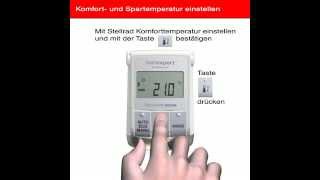 Honeywell Rondostat Energy HR25 Heizkörperthermostat  Programmierung [upl. by Nylsej]