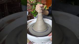 Making pots with clay handmade hardwork jobs handcrafted handwork [upl. by Oinigih]