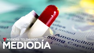 Alertan por escasez de amoxicilina un antibiótico muy usado  Noticias Telemundo [upl. by Hayott832]