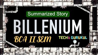 Billenium Science Fiction Story  Bca 2nd Sem Summary  JG Ballard [upl. by Eisenhart]