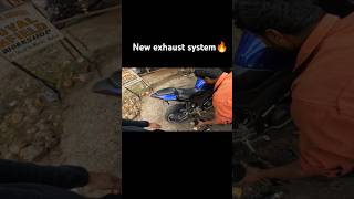 Testing new exhaust system 🔥 in r15 v3 😱modification r15 loud [upl. by Roderich]