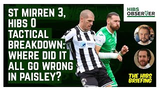 Where did it all go wrong for Hibs in Paisley [upl. by Alyad]