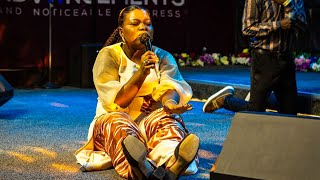 SUNMISOLA AGBEBI ANOINTED POWERFUL EXCEPTIONAL WORSHIP MINISTRATION AT PRAISE ABLAZE 2024 [upl. by Dnar259]