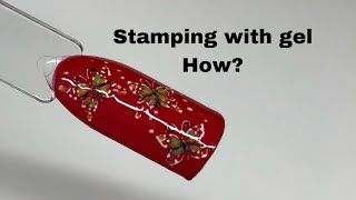 Stamping with gel polish how [upl. by Eriam]