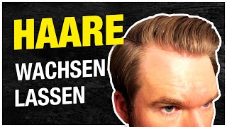 Haare WACHSEN lassen  ÜBERGANGSFRISUR für Männer  Haarstyling [upl. by Edette]