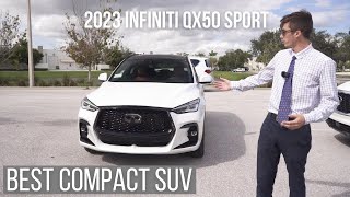 INDEPTH 2023 INFINITI QX50 SPORT REVIEW [upl. by Eseerahs868]