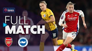 Full Match Arsenal v Brighton amp Hove Albion  Barclays WSL 202425 [upl. by Renato]