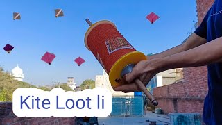 Kite Loot li  Kite Looting  Manjha Testing [upl. by Ciredec]