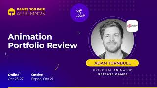 Animation Portfolio Review  Games Job Fair Oct 2023 [upl. by Dumah58]