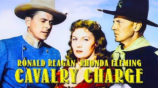 Cavalry Charge 1951 Western  Ronald Reagan  Rhonda Fleming in Technicolor [upl. by Drofkcor929]