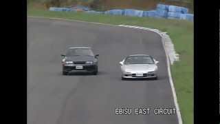 Best Motoring NSX vs R32 GTR Ebisu Circuit [upl. by Rimhsak602]