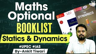 UPSC Maths Optional  Statics amp Dynamics Complete Booklist amp Resources  UPSC Mains  StudyIQ IAS [upl. by Iharas172]