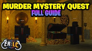 How To Complete The Murder Mystery Quest In ERLC FULL GUIDE [upl. by Nasho386]