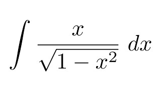 Method 2 Integral of xsqrt1x2 substitution [upl. by Alleras]