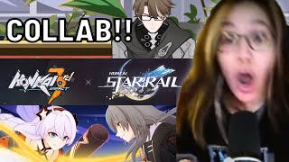 I Ascended to Heaven  Honkai Impact 3rd x Honkai Star Rail Collab  REACTION [upl. by Grimbly]