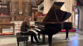 Taira Hodzic gold medalist at the NSMTA SonataSonatina Festival Beethoven Sonata no 6 [upl. by Yhtommit]