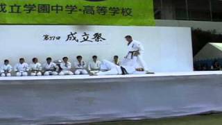 Karate Demonstration at Japanese School Festival 2010 [upl. by Ahsekam37]