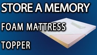 Mattress Toppers How to Store A Memory Foam Topper [upl. by Harraf397]