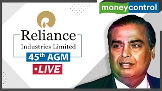 Reliance AGM 2022 Live  RILS 45th Annual General Meeting  Key Announcements [upl. by Amii754]