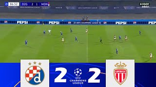 GNK Dinamo Zagreb vs AS Monaco 22  UEFA Champions League 202425  Match Highlights [upl. by Ennaisoj]