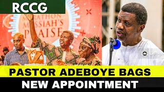 Pastor Adeboye Bags New Appointment [upl. by Adaha]