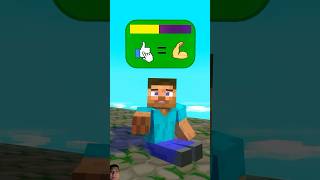 minecraft steve herobrine monsterschool minecraftanimation minecraftmemes animationmemes [upl. by Ainslee]